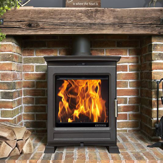 Portway Luxima Deluxe Freestanding Multifuel Stove